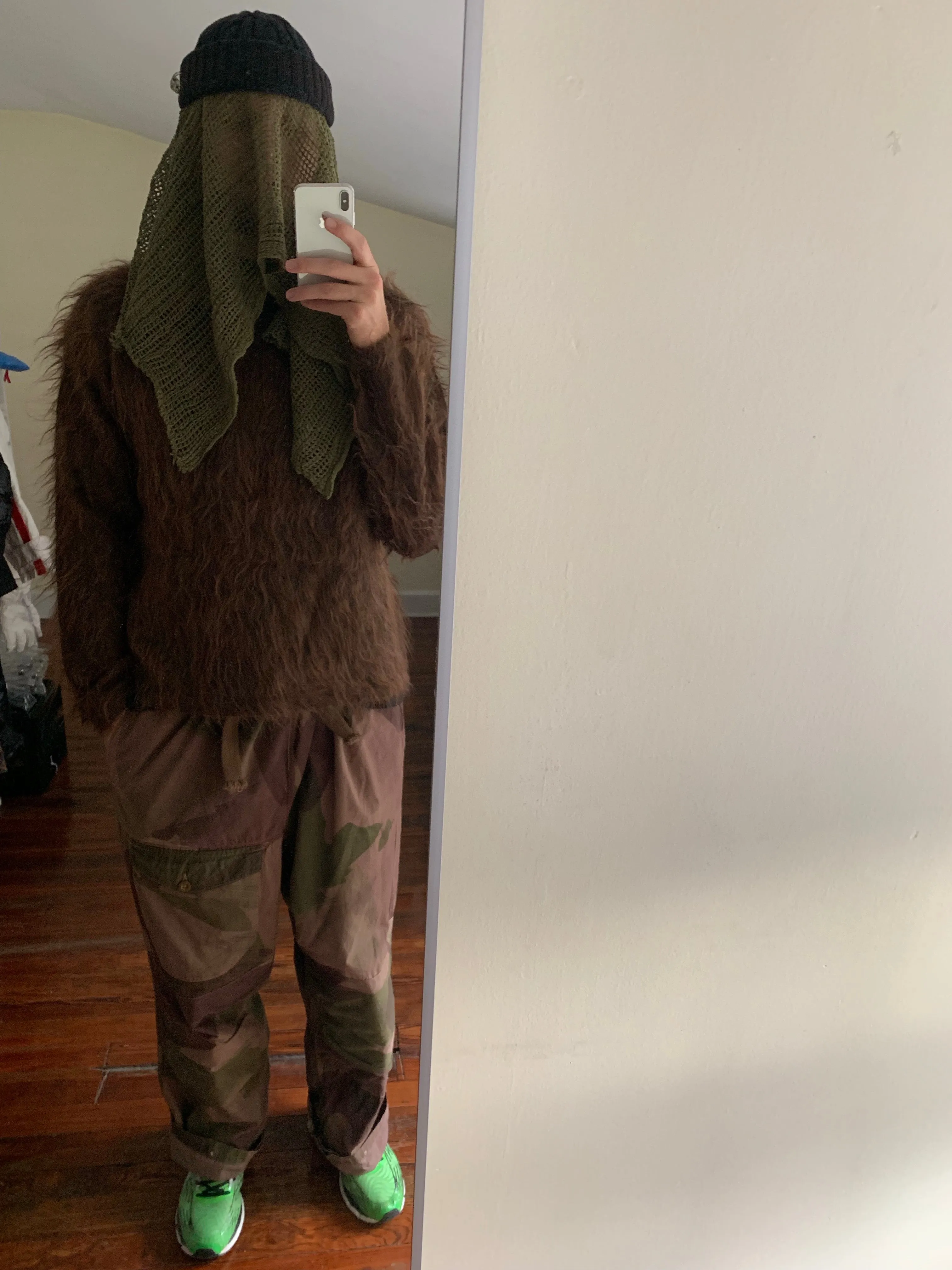 1940s Vintage WW2 British SAS Brush Camo Pants - Size XXL