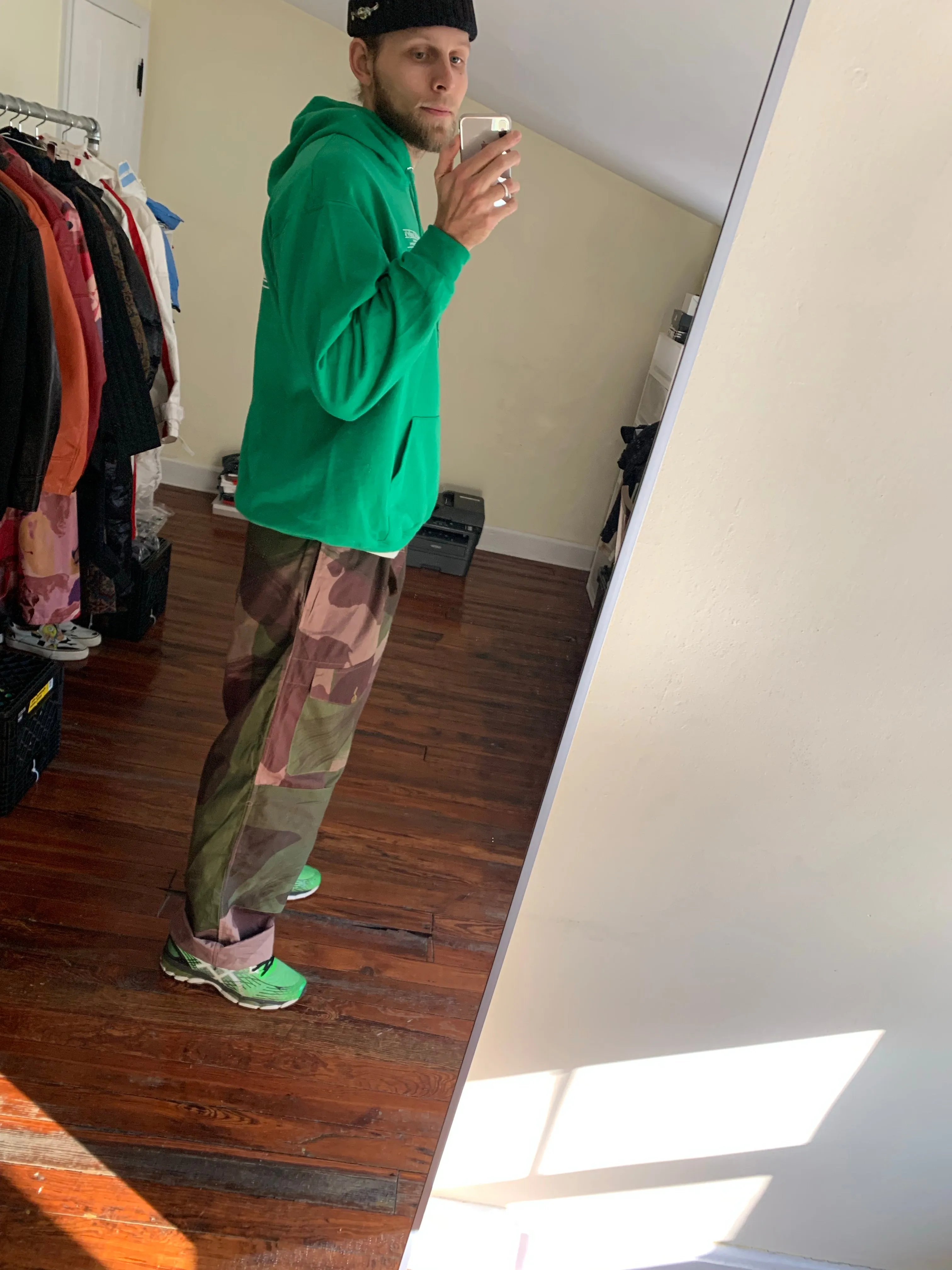 1940s Vintage WW2 British SAS Brush Camo Pants - Size XXL