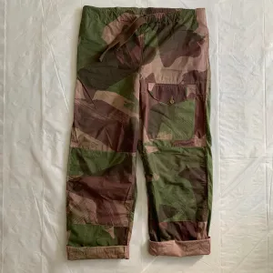 1940s Vintage WW2 British SAS Brush Camo Pants - Size XXL