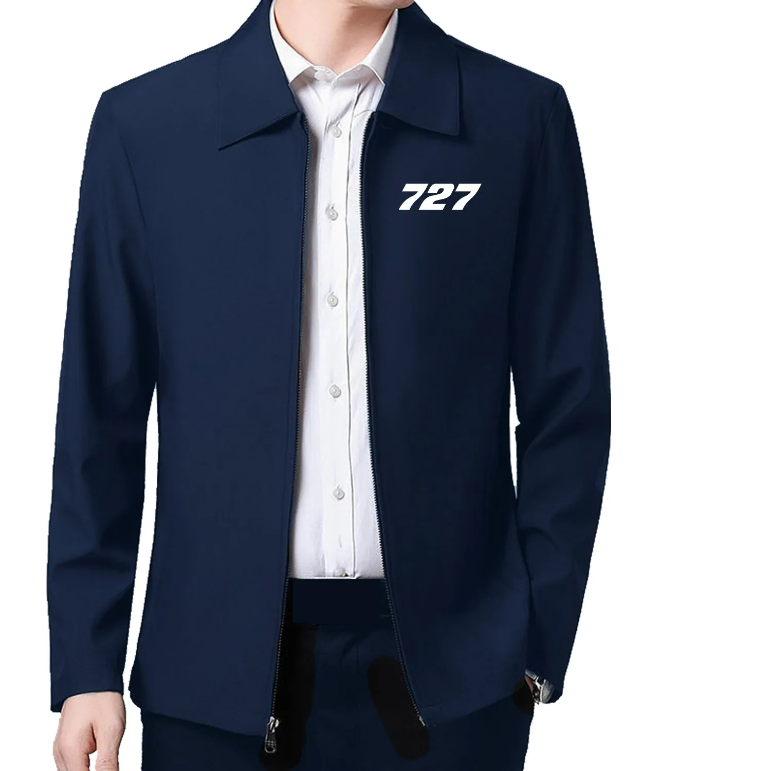 727 Flat Text Designed Stylish Coats