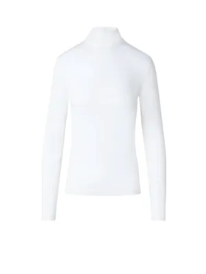 Akris Punto - Turtleneck Zip Back Jersey Top