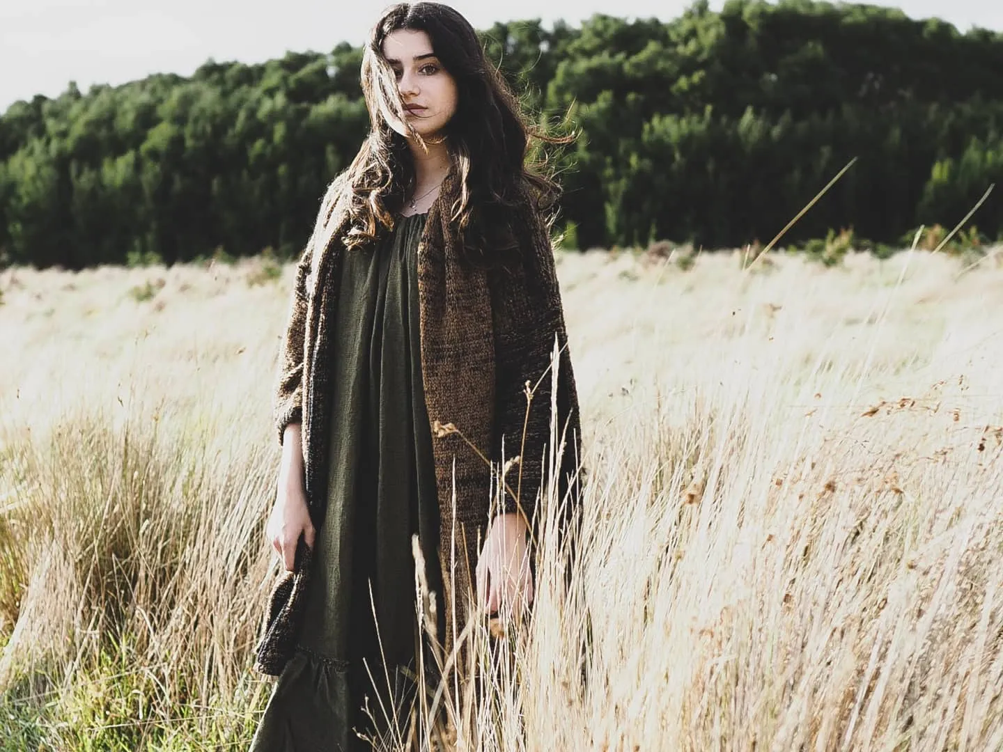 Amano alpaca kimono style cardigan with mesh detail - oat