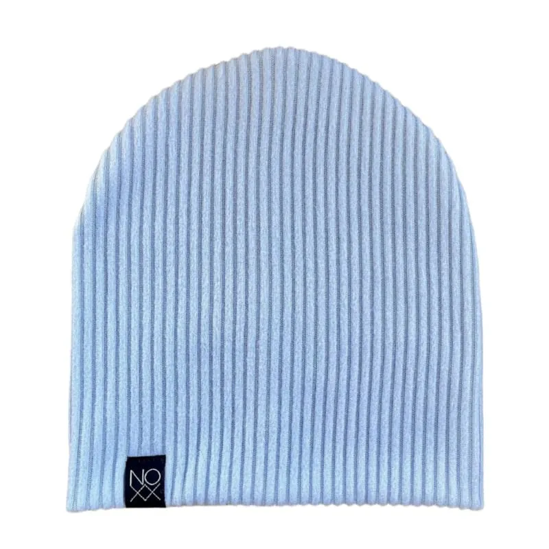 Baby Blue | Cozy Ribbed Knit Beanie - Newborn