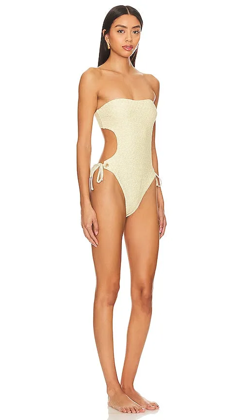 DEVON WINDSOR Claudette One Piece in Yellow
