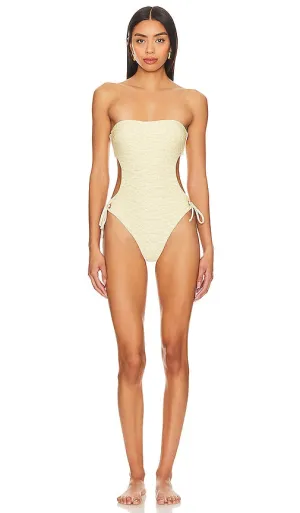 DEVON WINDSOR Claudette One Piece in Yellow