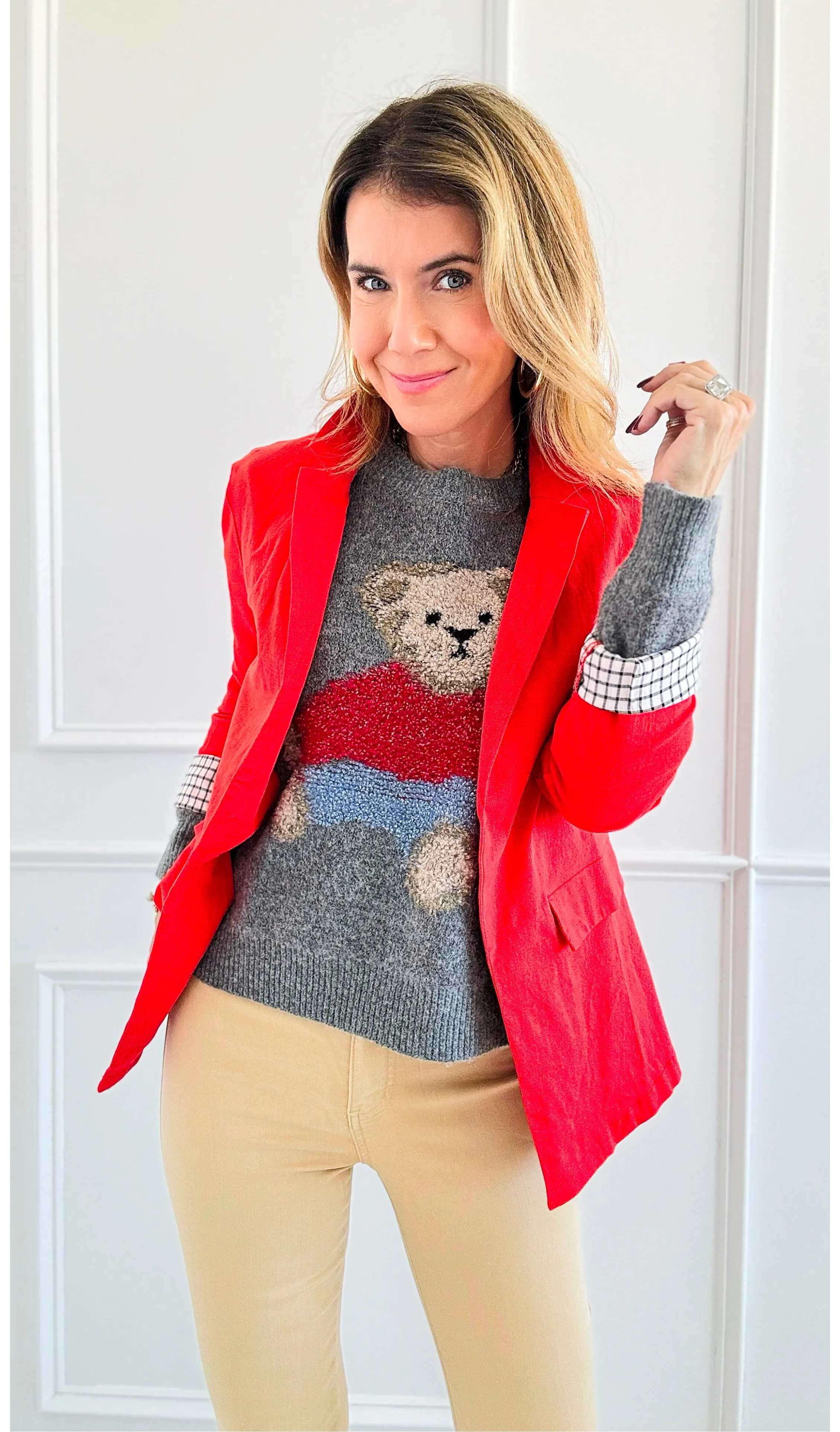 Downtown Chic Blazer - Orange