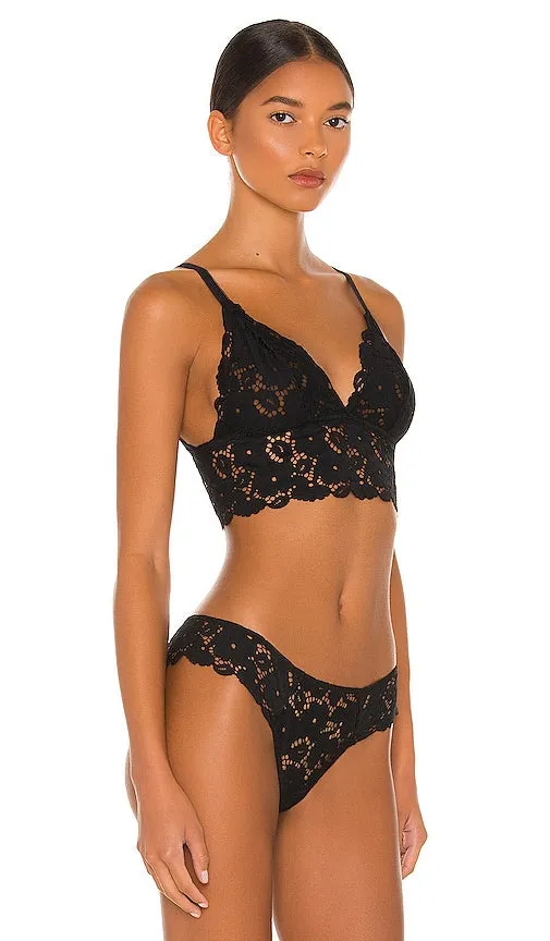 eberjey Naya The Classic Longline Bra in Black