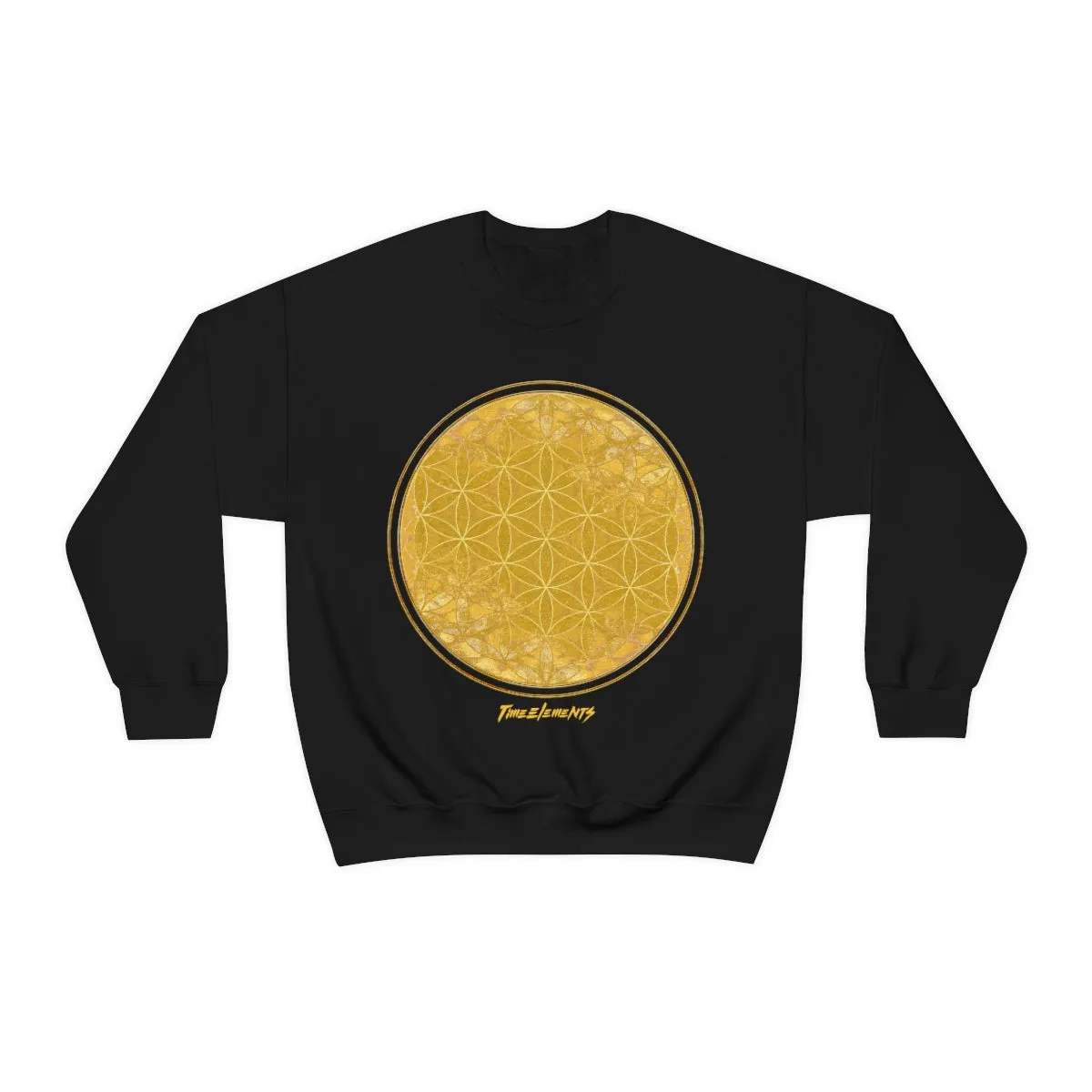 Flower Of Life Bright Gold | Sacred Geometry Sweatshirt