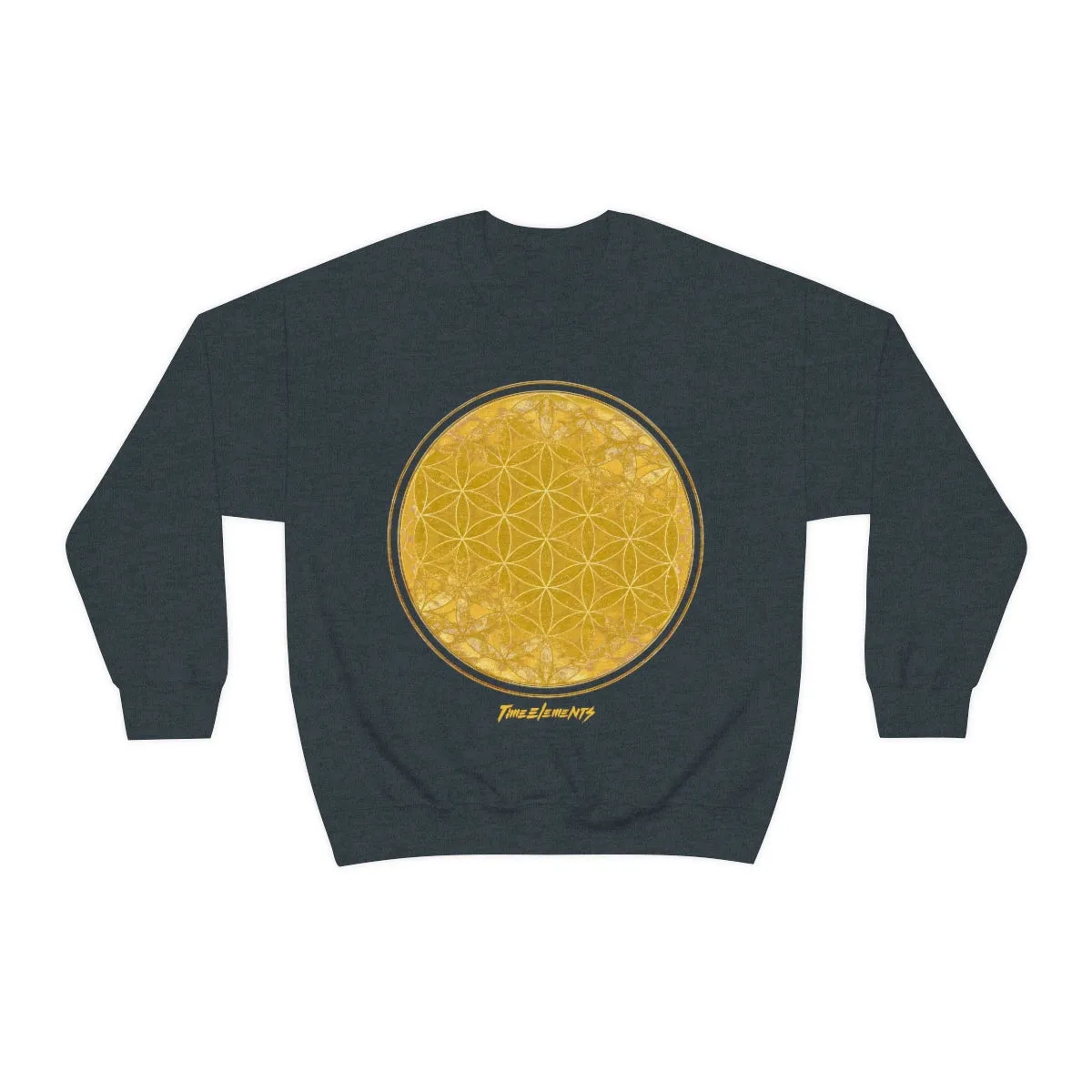 Flower Of Life Bright Gold | Sacred Geometry Sweatshirt