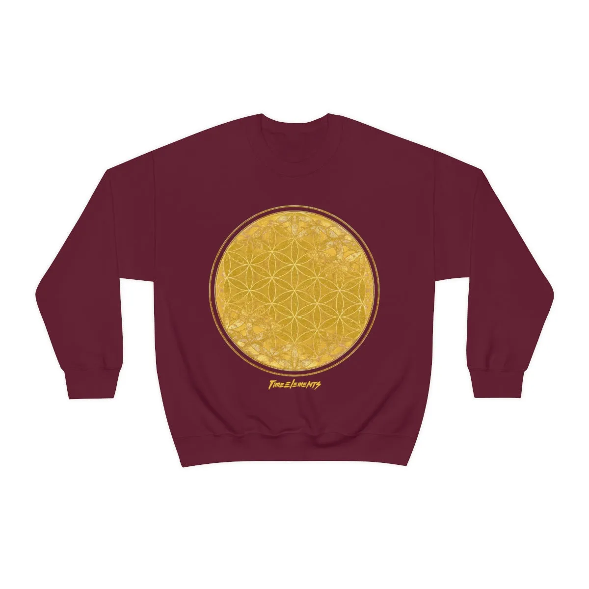 Flower Of Life Bright Gold | Sacred Geometry Sweatshirt