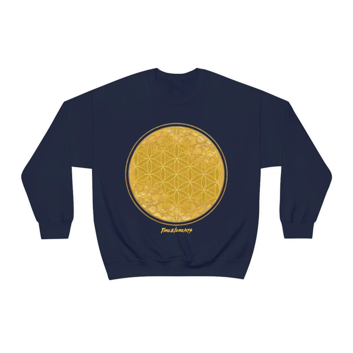 Flower Of Life Bright Gold | Sacred Geometry Sweatshirt
