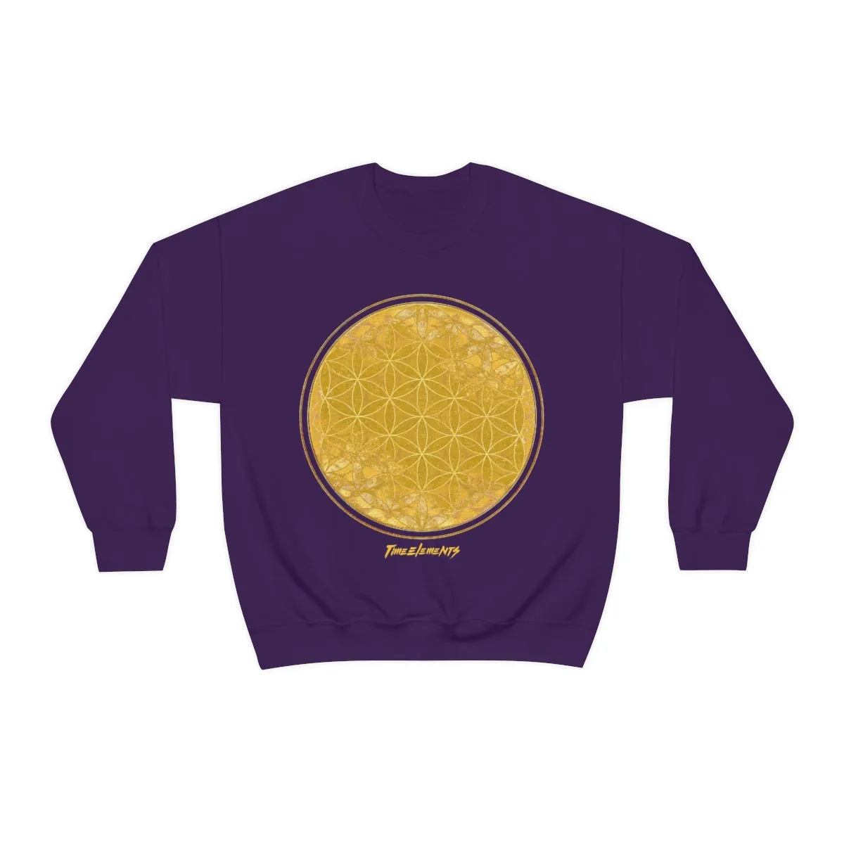 Flower Of Life Bright Gold | Sacred Geometry Sweatshirt