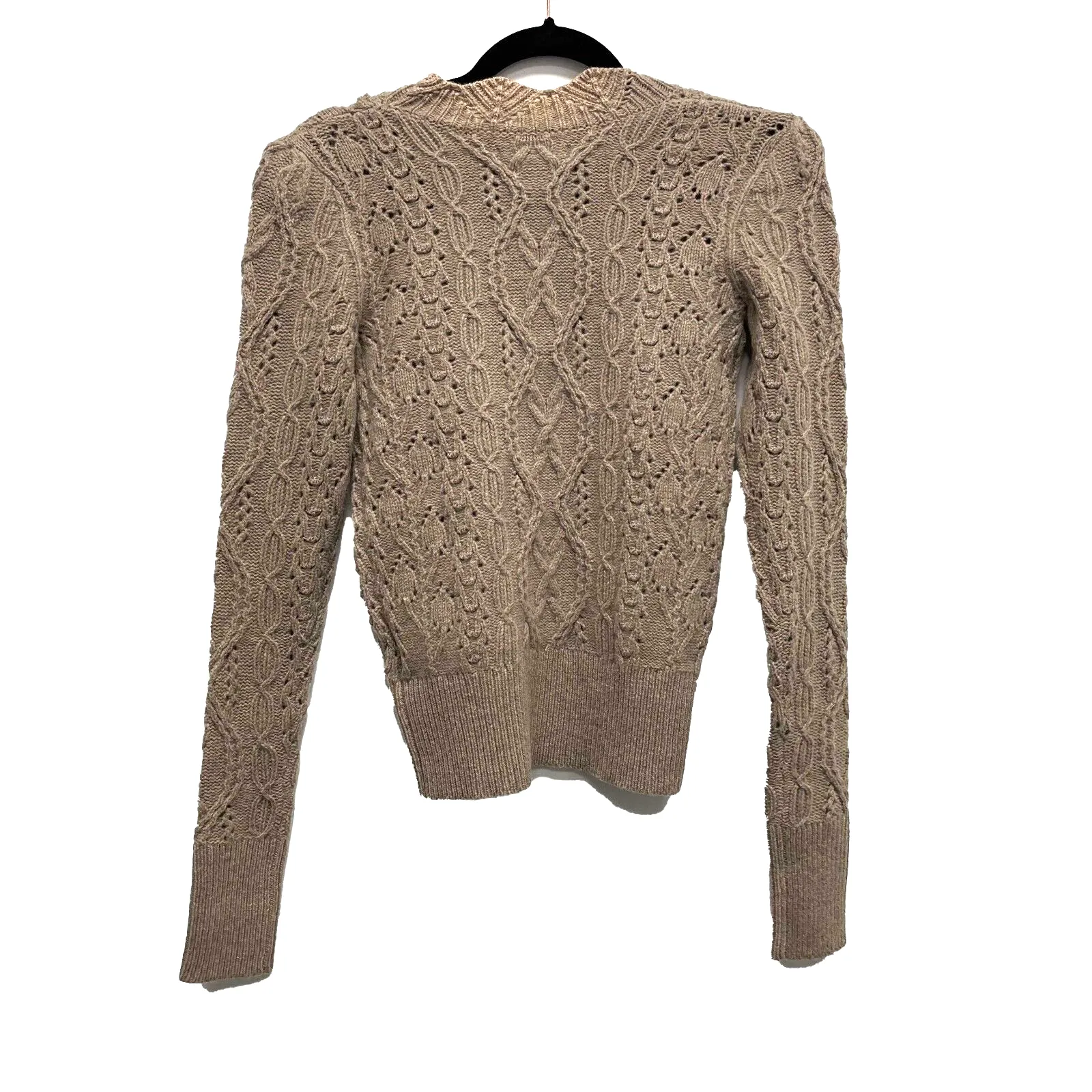 Isabel Marant NEW Emi Knitwear Wool Sweater Beige 34 US 2