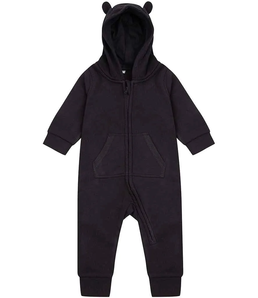 Larkwood Baby/Toddler Fleece All In One | Black
