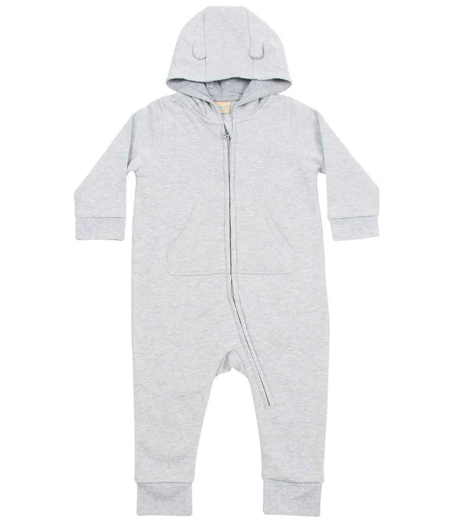Larkwood Baby/Toddler Fleece All In One | Heather Grey