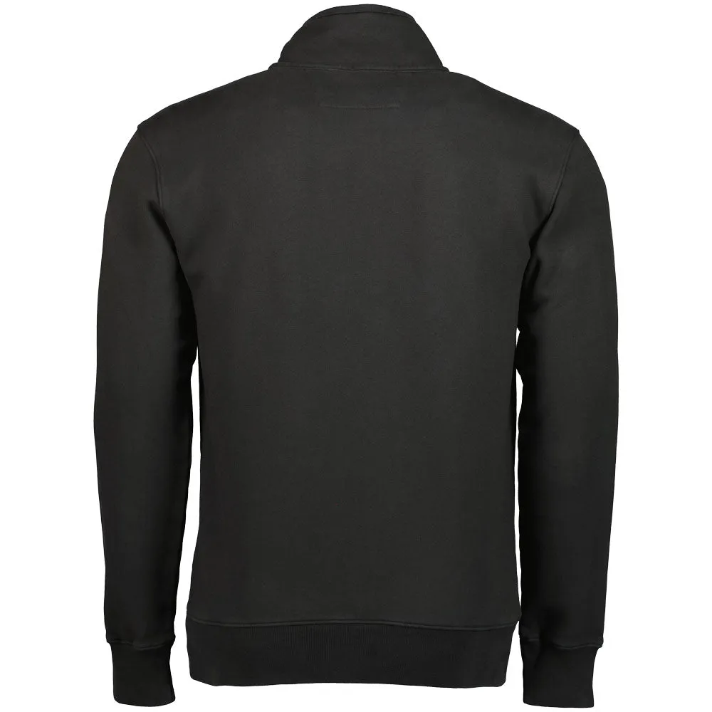 Logo Patch Quarter Button Sweatshirt
