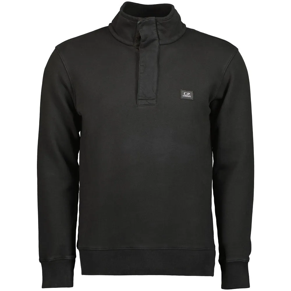 Logo Patch Quarter Button Sweatshirt
