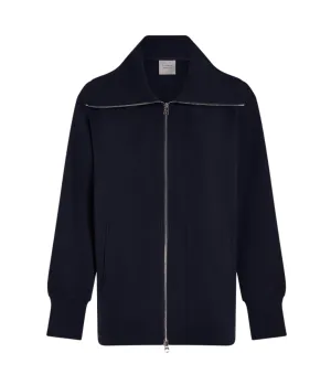 Raleigh Zip Through Sweat in Navy