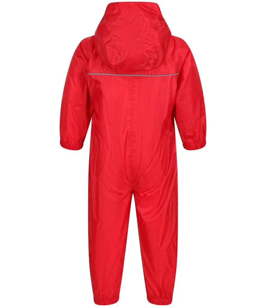 Regatta Kids Paddle Rain Suit | Classic Red