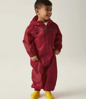 Regatta Kids Paddle Rain Suit | Classic Red