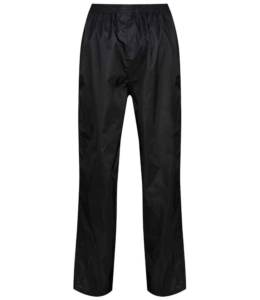 Regatta Ladies Pro Packaway Overtrousers | Black