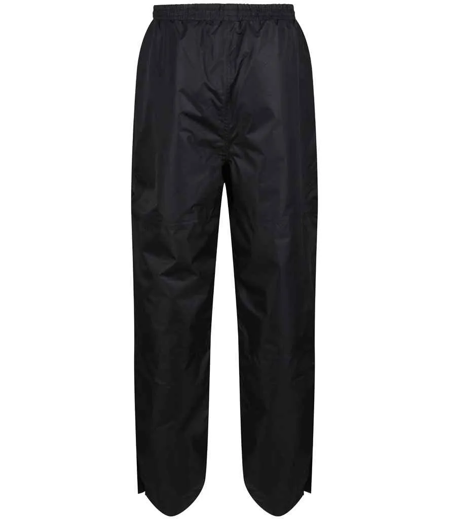 Regatta Linton Waterproof Overtrousers | Black