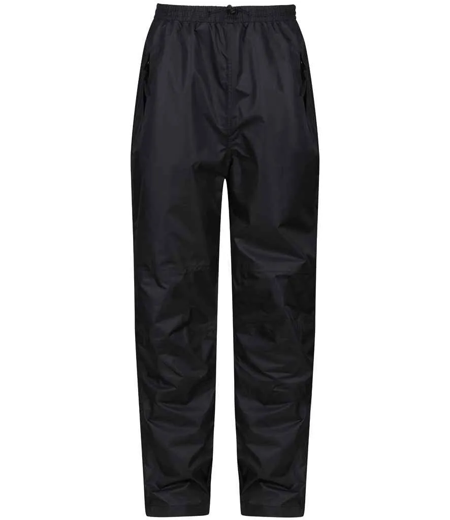 Regatta Linton Waterproof Overtrousers | Black