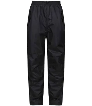 Regatta Linton Waterproof Overtrousers | Black
