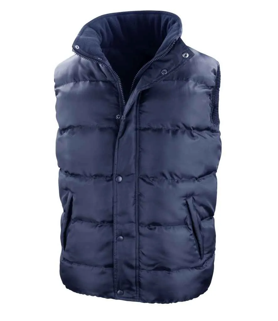 Result Core Nova Lux Padded Bodywarmer | Navy