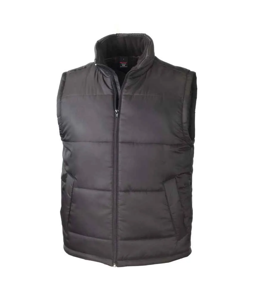 Result Core Padded Bodywarmer | Black