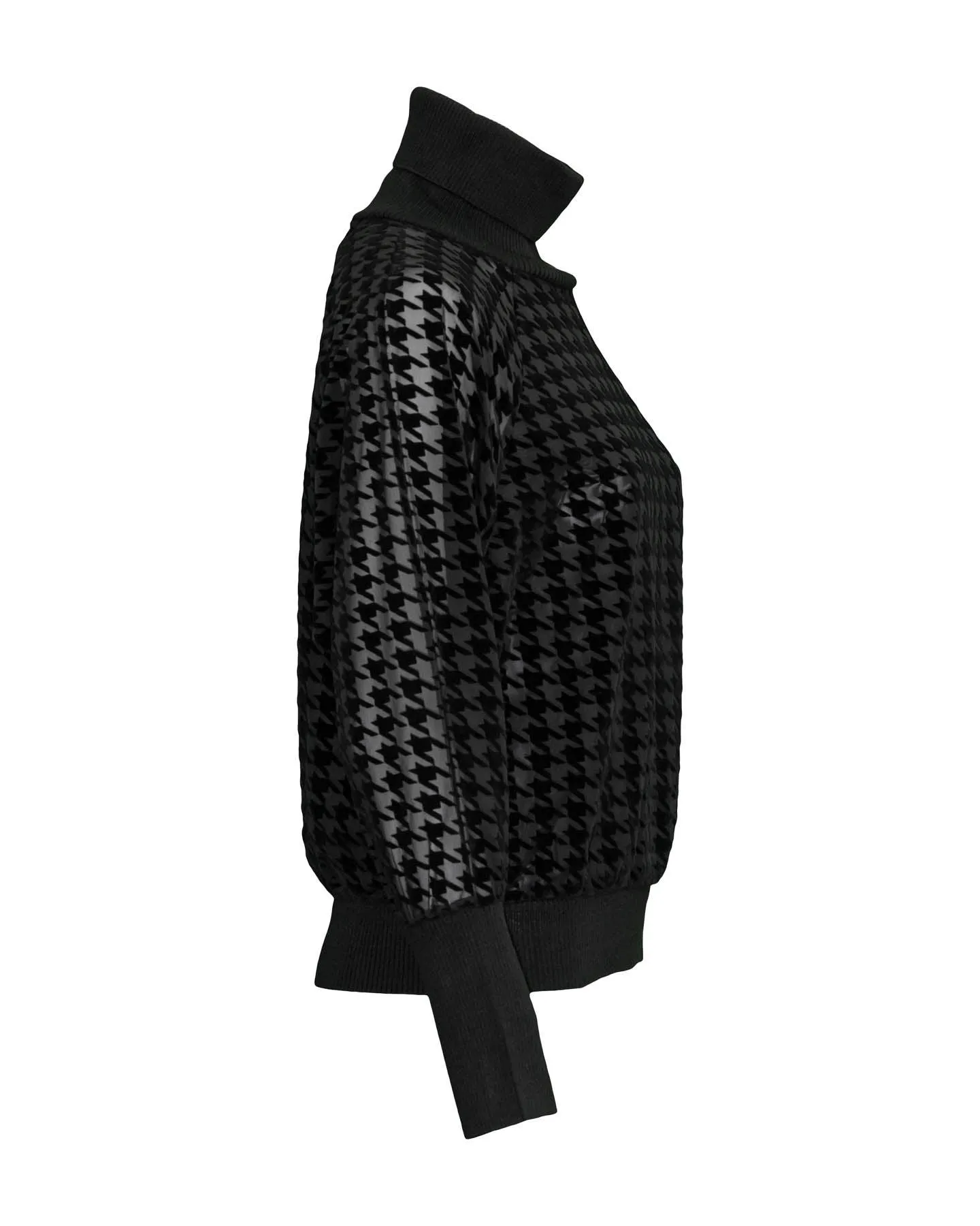 Richard Houndstooth Turtleneck