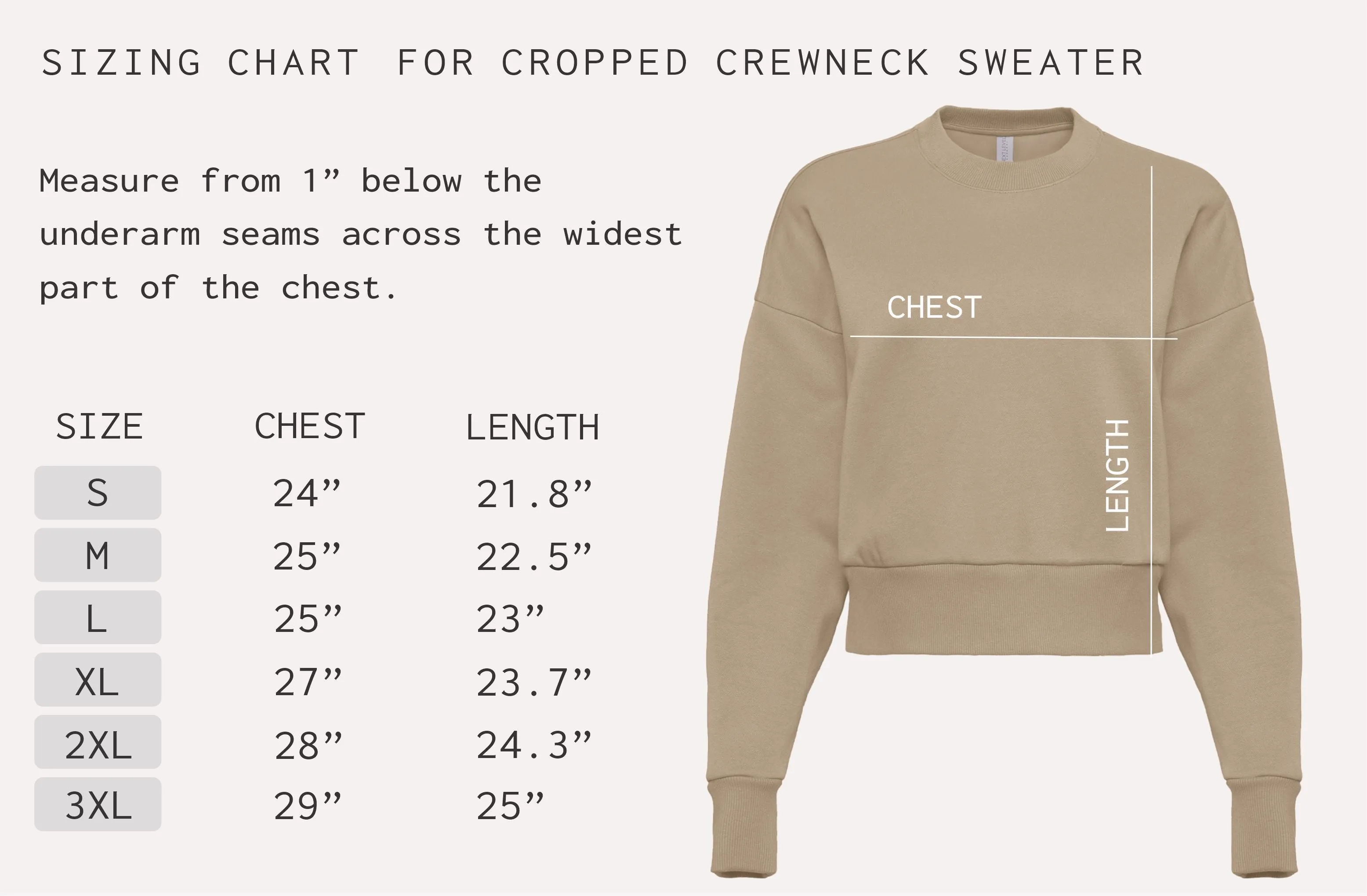 Women's Feeling Pine Today Cropped Fleece Crewneck Sweater